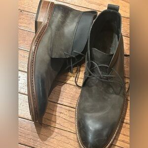 Cole Haan Leather Chukka Boots with Minimalist Design 10 1/2